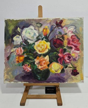 European school (XX) - Symphony of Roses