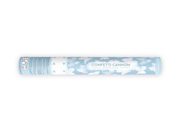 Confetti Kanon Vlinders Wit 40cm, Verzenden