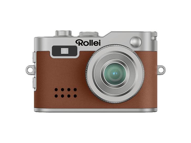 Rollei -  Mini Digital Camera Brown - Bruin, Audio, Tv en Foto, Fotocamera's Digitaal, Nieuw, Overige Merken, Compact, Verzenden