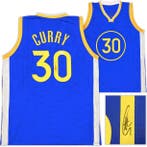 NBA - Stephen Curry - Autograph - Blauw op maat gemaakt