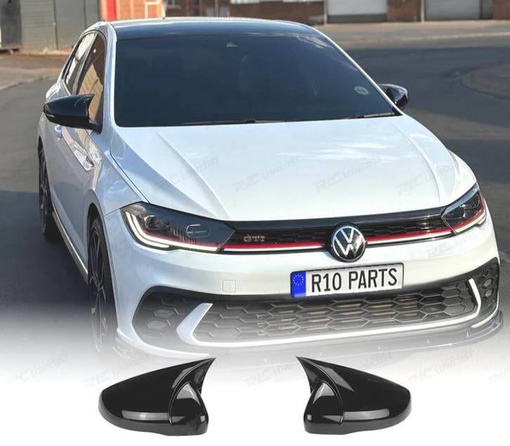 COQUES RÉTROVISEURS VOLKSWAGEN VW POLO 21- NOIR BRILLANT, Autos : Pièces & Accessoires, Carrosserie & Tôlerie, Envoi