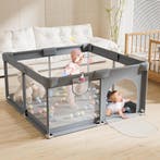 Baby box Oxford stof | 40% korting | Retour deal, Kinderen en Baby's, Babyparken, Verzenden, Zo goed als nieuw, Vierkant