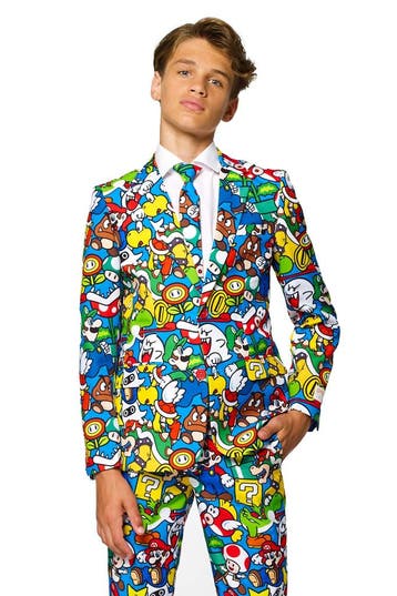 Super Mario Pak Jongen Tiener OppoSuits, Verzenden, Nieuw