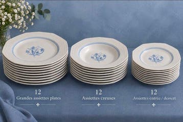 Schirnding Bavaria - Tafelservies voor 12 - Porselein - 58