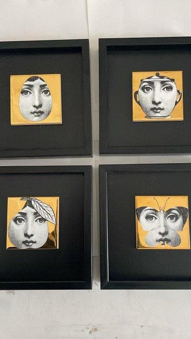 Carreau - Ceramiche Bardelli - Piero Fornasetti - 2000-2010, Antiek en Kunst, Antiek | Meubels | Stoelen en Sofa's