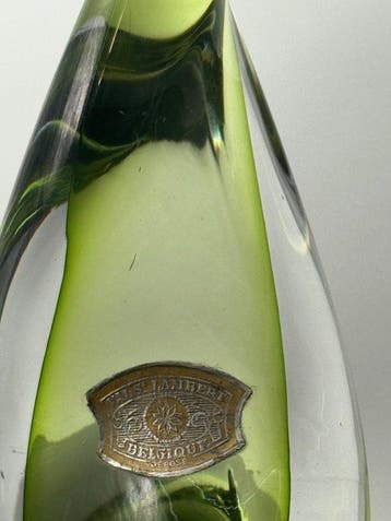 Val Saint Lambert - René Delvenne - Tafellamp - Kristal -