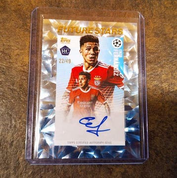 2022/23 Topps Topps Gold Future Stars Enzo Fernández Carte, Nieuw