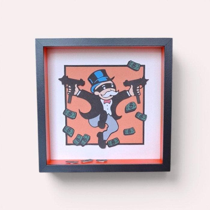 ELEMENTAL - Monopoly - 3D artwork, Antiek en Kunst, Kunst | Schilderijen | Modern