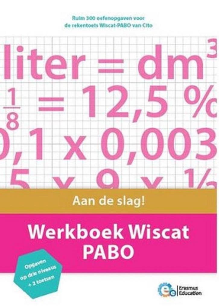 Werkboek Wiscat Pabo 9789082792942 Erasmus Education, Boeken, Schoolboeken, Gelezen, Verzenden