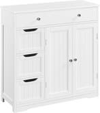 2dekans | Yaheetech Badkamerkast Met 4 Lades En 1 Kastdeur –, Ophalen of Verzenden, Nieuw