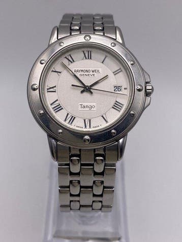 Raymond Weil - Geneve Tango – Quarz – Datum – Edelstahl –, Handtassen en Accessoires, Nieuw