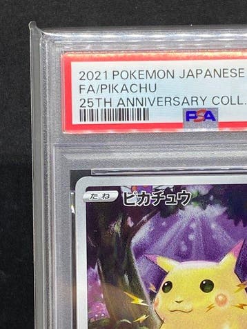 Pokémon - 1 Graded card - Pikachu #001/028 Full art, Foil,, Nieuw