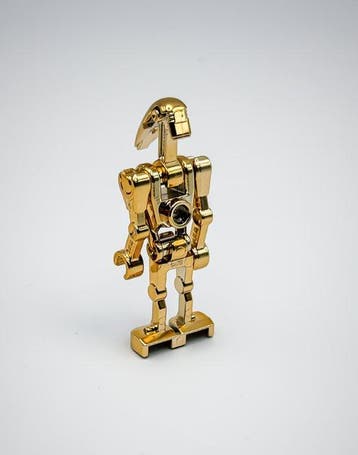 Lego Minifiguur - Star Wars - Chrome Bronze Battle Droid, Nieuw