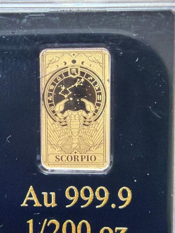 Îles Salomon. 10 Dollars Scorpio, 1/200 Oz(.999) (Sans prix