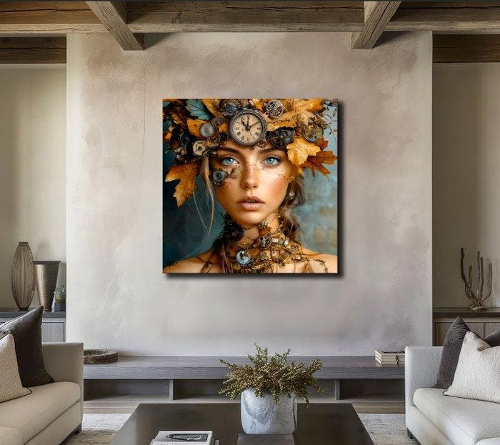 PLM-Art - Technical Woman, Antiek en Kunst, Kunst | Designobjecten