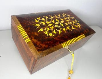 Boîte à bijoux - Bois de thuya