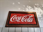 Pancarte artisanale Coca-Cola - Enseigne publicitaire -