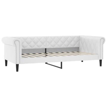 Slaapbank wit | Tweede kansje | OP = OP, Huis en Inrichting, 90 cm, Eenpersoons, Verzenden, Wit