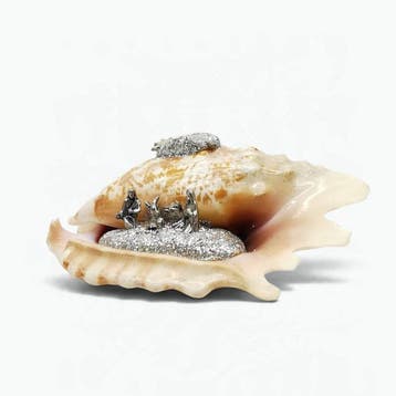 Kerststal - Schelp - Italiaans ambacht