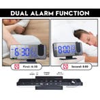 Multifunctionele Digitale LED Klok - Wekker Spiegel Alarm, Verzenden, Nieuw