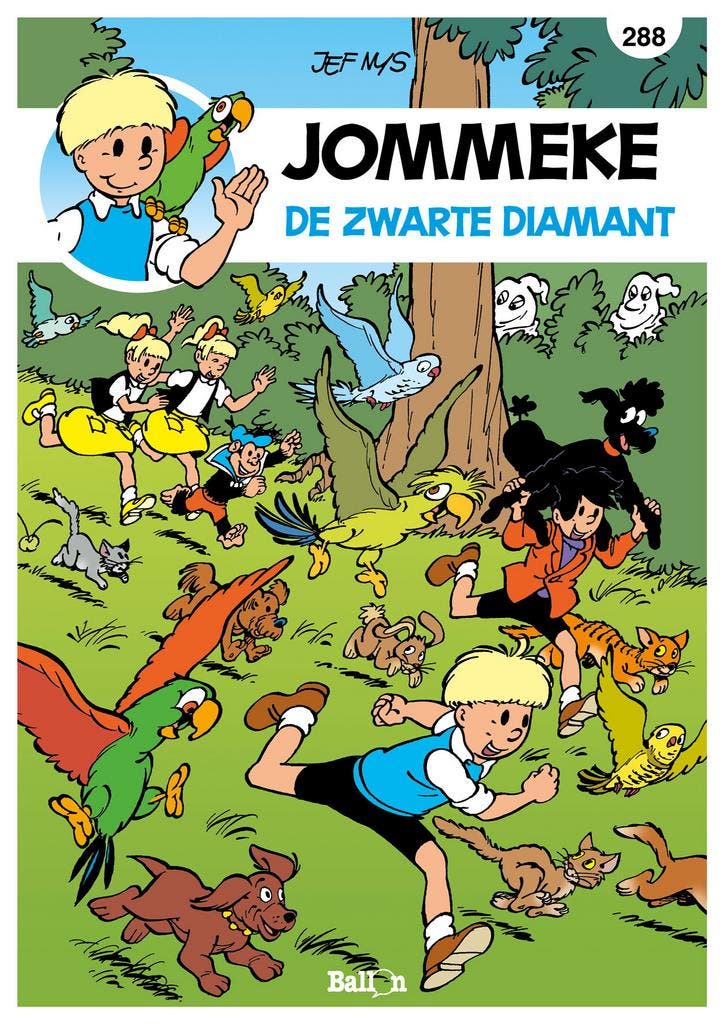 De zwarte diamant / Jommeke strip - nieuwe look / 288, Boeken, Stripverhalen, Zo goed als nieuw, Verzenden