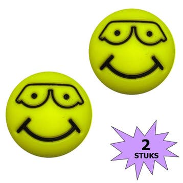 Fako Bijoux - Tennisdemper - Emoji - Cool - 2 Stuks, Sport en Fitness, Tennis, Verzenden, Nieuw