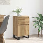 vidaXL Dressoir met lade artisanaal eikenkleurig Bewerkt, Huis en Inrichting, Kasten | Dressoirs, Verzenden, Nieuw