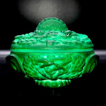 František Halama - Bohemia - Large Glass Lidded Box - Art
