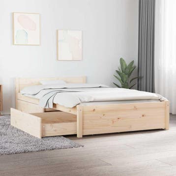 vidaXL Bedframe met lades 90x200 cm, Verzenden, Nieuw