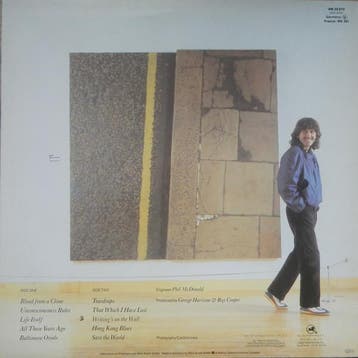 George Harrison - Somewhere In England, Verzenden