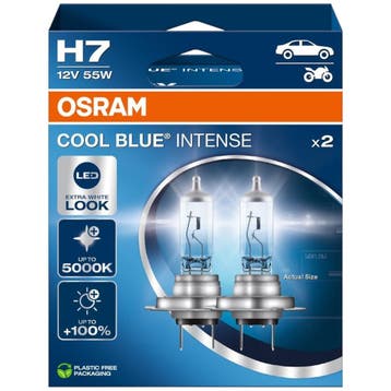 Osram H7 Cool Blue Intense Auto & Motorfiets – 2 Lampen, Verzenden