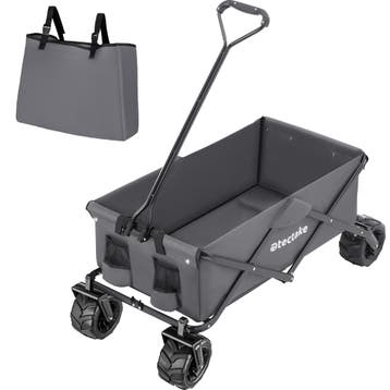 tectake Opvouwbare bolderwagen met brede banden draagkracht, Tuin en Terras, Verzenden, Nieuw