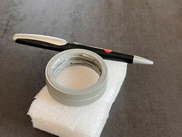 Leica Leitz memorial ball-pen and coupling M+M ring.