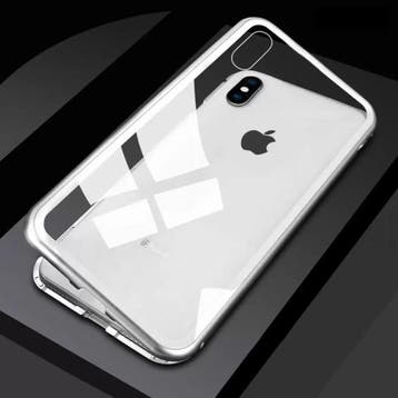 iPhone XS Max Magnetisch 360° Hoesje met Tempered Glass -, Verzenden, Nieuw