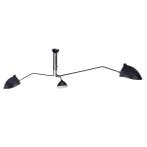 Hanglamp Contemporary 3-arm zwart, Maison & Meubles, Lampes | Suspensions, Verzenden