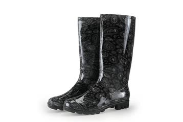 Xq Footwear Regenlaarzen in maat 38 Zwart, Xq Footwear, Verzenden, Zwart, Regenlaarzen