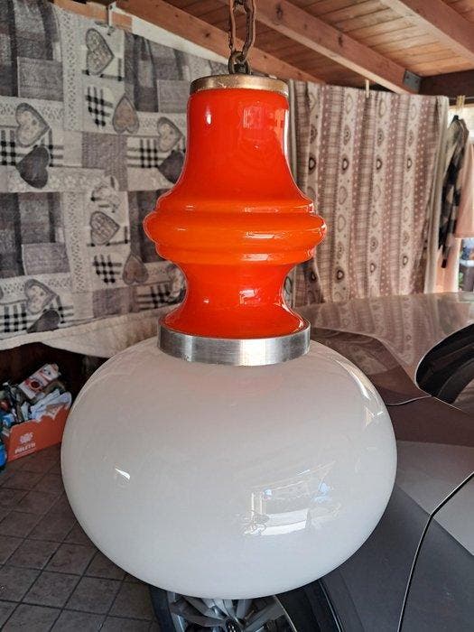 Lampe à suspendre - Verre de Murano, Antiquités & Art, Art | Objets design