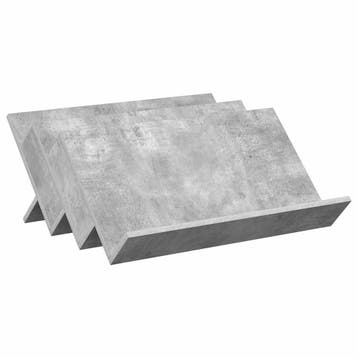 vidaXL Tijdschriftenrek Betonnen Grijs 65 x 53 x 28,5 cm, Verzenden