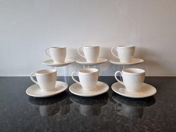 Wedgwood - Tasse et soucoupe (6) - Windsor - Porcelaine