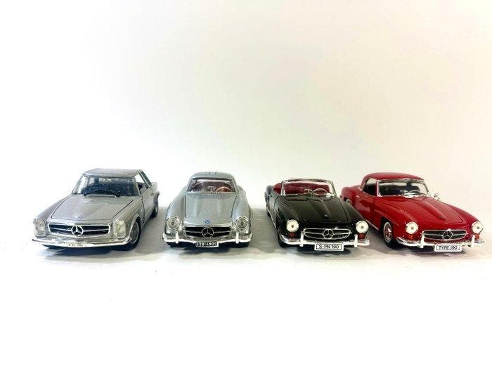 Bburago, Ertl, Techno Giodi 1:18 - Modelauto (4) - Mercedes, Hobby en Vrije tijd, Modelauto's | 1:5 tot 1:12