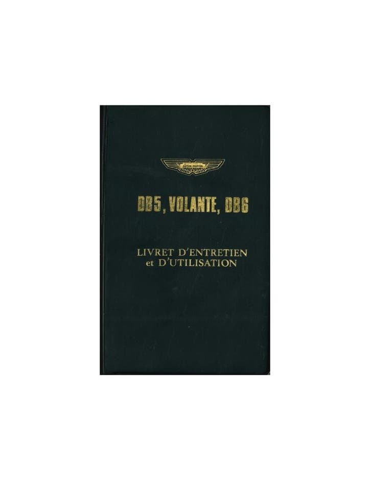 1966 ASTON MARTIN DB5 / DB6 VOLANTE INSTRUCTIEBOEKJE FRANS, Auto diversen, Handleidingen en Instructieboekjes, Ophalen of Verzenden