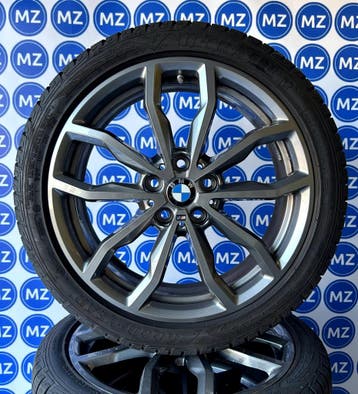 BMW 1  2 Serie F40 F44 | 711M 18 Inch Velgen + Winterbanden, Auto-onderdelen, Banden en Velgen, 18 inch, Gebruikt, Verzenden, Banden en Velgen