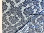 Blauwe elegantie in keizerlijke stijl - Meubelstof - 2.7 m -, Antiek en Kunst