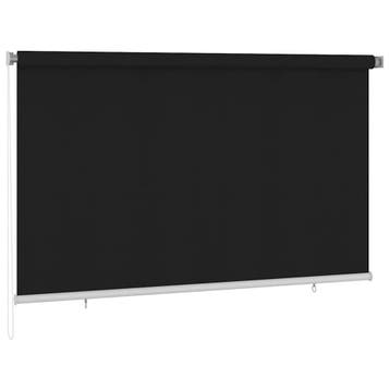 vidaXL Rolgordijn voor buiten 240x140 cm zwart, Verzenden, Nieuw