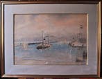 Fernand Fortuné Truffaut (1866-1955) - Port de Trouville -, Antiek en Kunst