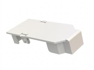 Gamecube Serial Port 1 cover - Pearl White, Verzenden