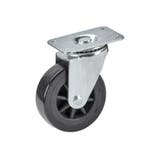 Kunststof zwenkwiel Ø 100 x 30 mm, Ophalen of Verzenden, Nieuw