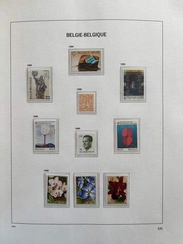 België 1985/1994 - Complete verzameling in DAVO IV LX album,, Gestempeld