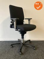 Haworth Comforto 77 - zwarte stoffering  - zwart voetkruis, Ophalen of Verzenden, Stoel