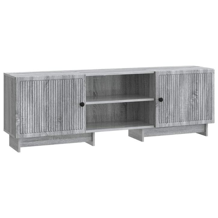 vidaXL TV Kast Grijze Sonoma 150 x 31 x 50 cm Geconstrueerd, Huis en Inrichting, Kasten |Televisiemeubels, Nieuw, Verzenden